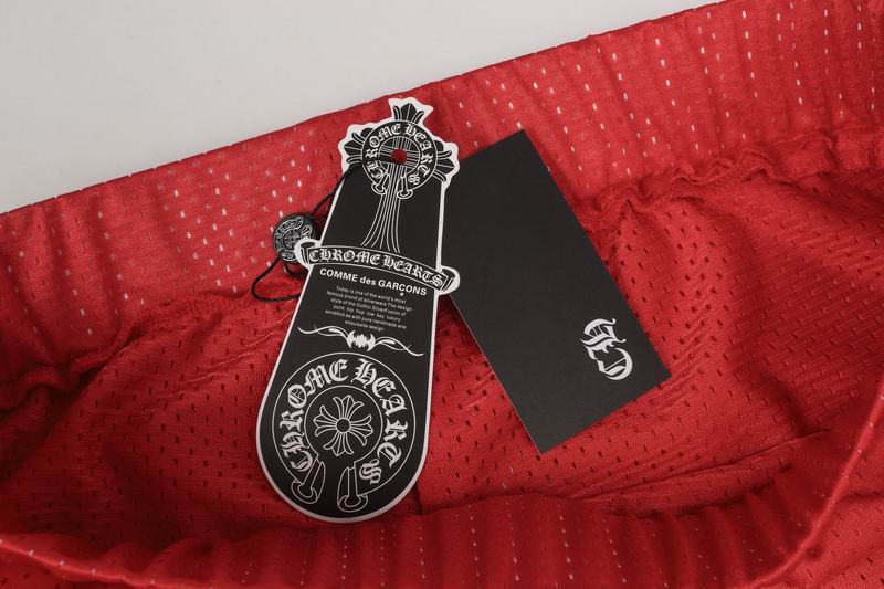 EM Sneakers Chrome Hearts Sports Mesh Varsity Short Pants Red