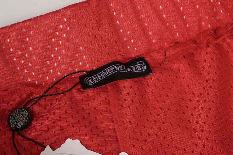 EM Sneakers Chrome Hearts Sports Mesh Varsity Short Pants Red