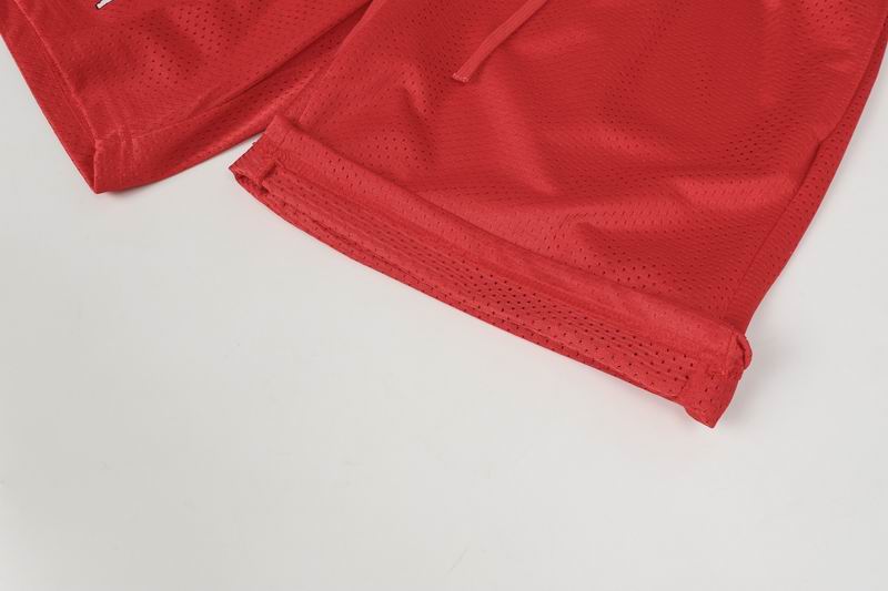 EM Sneakers Chrome Hearts Sports Mesh Varsity Short Pants Red