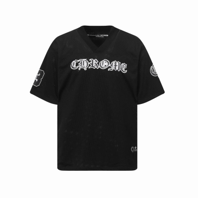 EM Sneakers Chrome Hearts T-Shirt Sports Mesh Warm Up Jersey Black 01