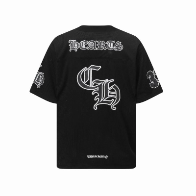 EM Sneakers Chrome Hearts T-Shirt Sports Mesh Warm Up Jersey Black 02