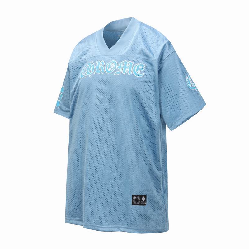 EM Sneakers Chrome Hearts T-Shirt Sports Mesh Warm Up Jersey Blue