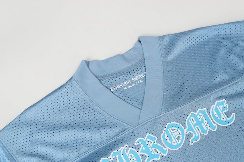 EM Sneakers Chrome Hearts T-Shirt Sports Mesh Warm Up Jersey Blue