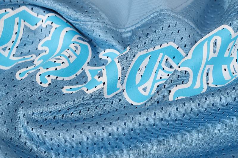 EM Sneakers Chrome Hearts T-Shirt Sports Mesh Warm Up Jersey Blue