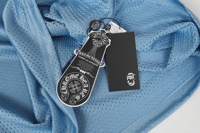 EM Sneakers Chrome Hearts T-Shirt Sports Mesh Warm Up Jersey Blue