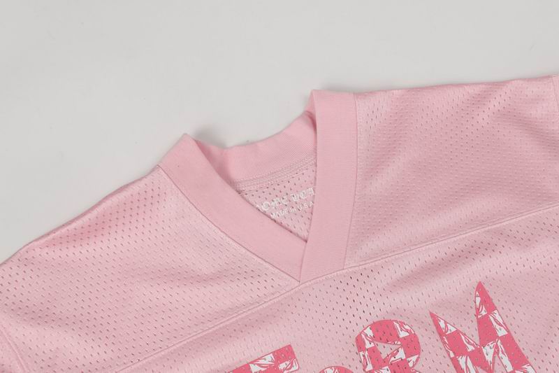 EM Sneakers Chrome Hearts T-Shirt Sports Mesh Warm Up Jersey Pink