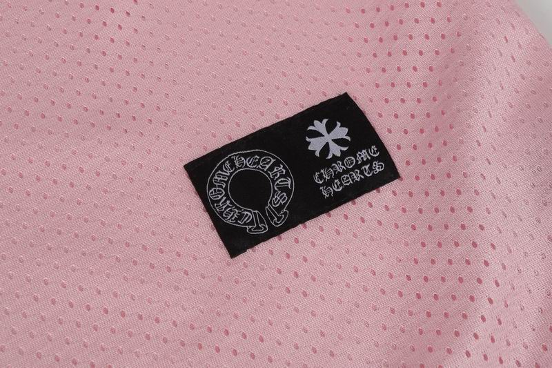 EM Sneakers Chrome Hearts T-Shirt Sports Mesh Warm Up Jersey Pink
