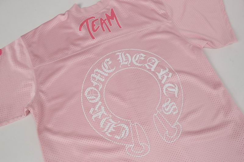 EM Sneakers Chrome Hearts T-Shirt Sports Mesh Warm Up Jersey Pink