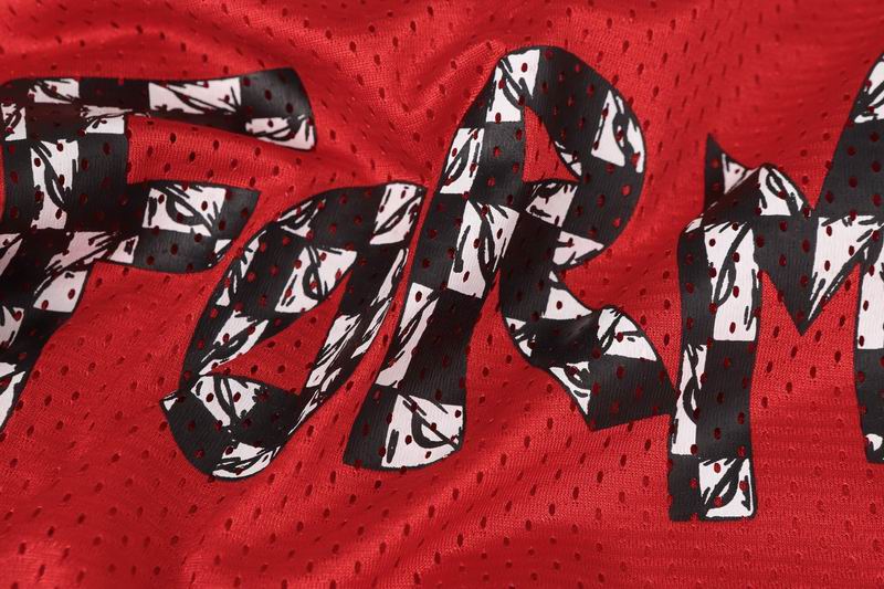 EM Sneakers Chrome Hearts T-Shirt Sports Mesh Warm Up Jersey Red