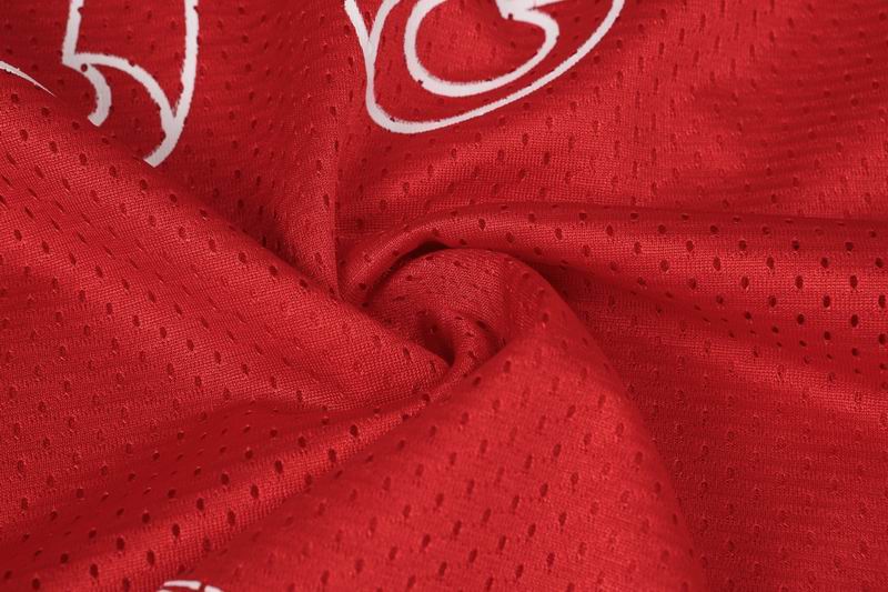 EM Sneakers Chrome Hearts T-Shirt Sports Mesh Warm Up Jersey Red