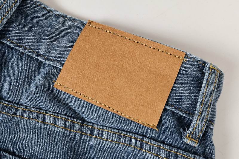 EM Sneakers Chrome Hearts White Cross-patterned Jeans