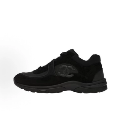 EM Sneakers Chanel Low Top Trainer Black (Women's) 01