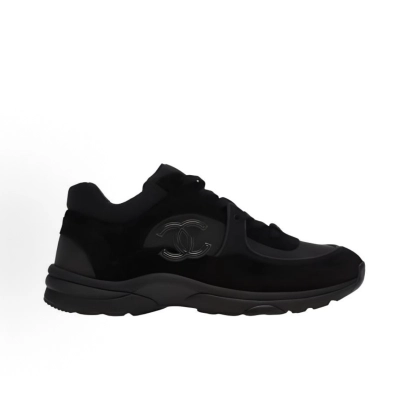 EM Sneakers Chanel Low Top Trainer Black (Women's) 02