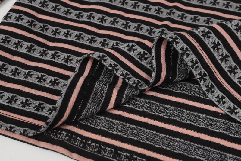 EM Sneakers Chrome Hearts 25FW Striped Lapel Long Sleeves Brown