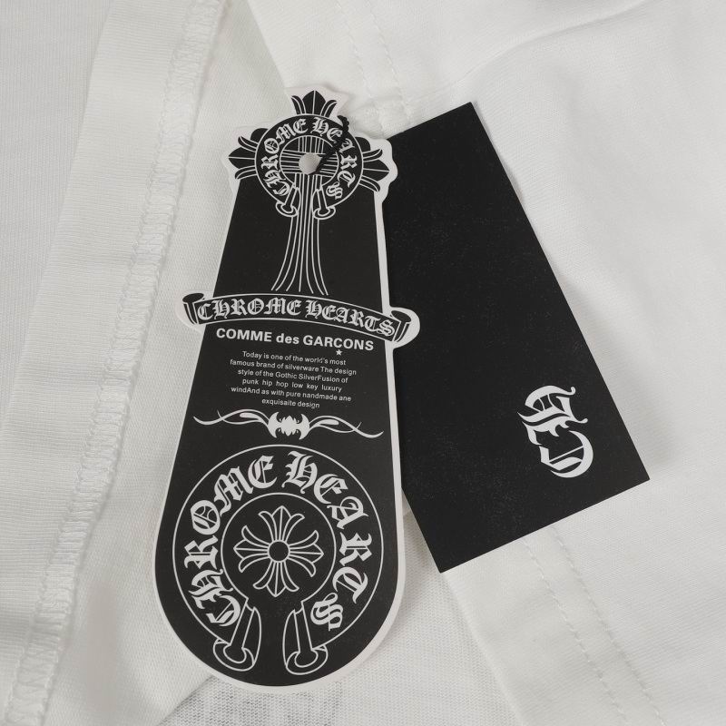 EM Sneakers Chrome Hearts CH 25ss Back Cross Round Neck Long Sleeve White