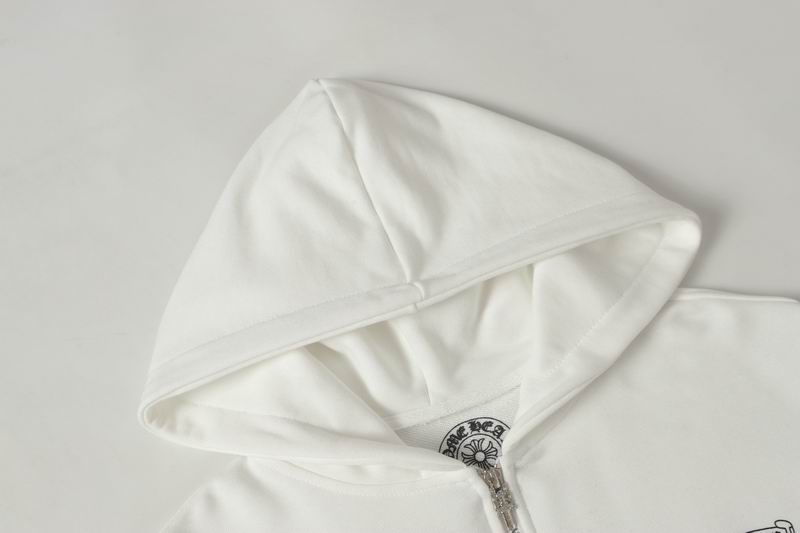 EM Sneakers Chrome Hearts Dagger Eyechart Zip-Up Hoodie Black/White