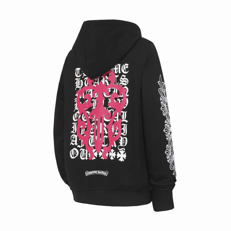 EM Sneakers Chrome Hearts Dagger Eyechart Zip-Up Hoodie Black/White