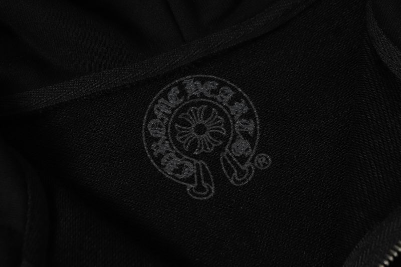 EM Sneakers Chrome Hearts Dagger Eyechart Zip-Up Hoodie Black/White