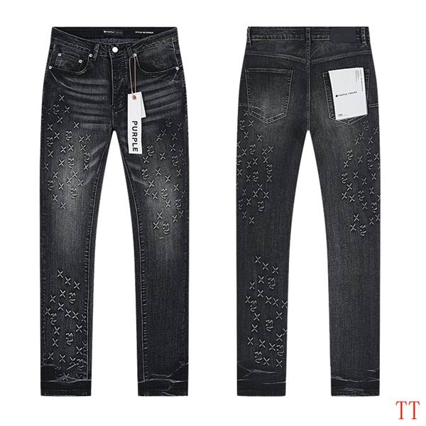 EM Sneakers Purple Brand Jean Rhinestone Embellished Black