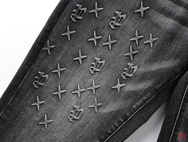 EM Sneakers Purple Brand Jean Rhinestone Embellished Black