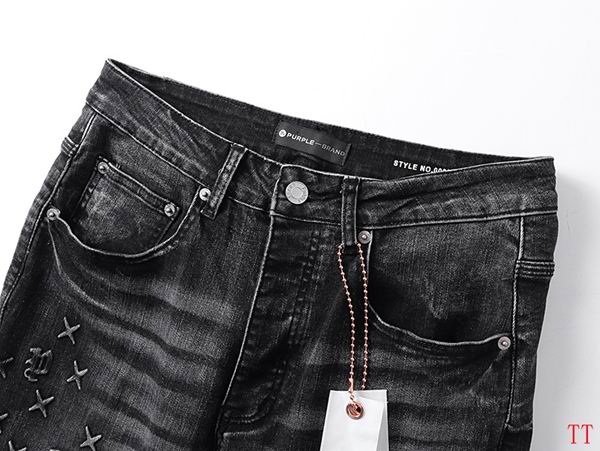 EM Sneakers Purple Brand Jean Rhinestone Embellished Black