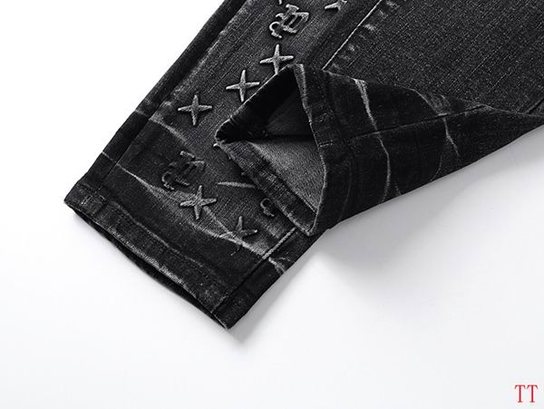 EM Sneakers Purple Brand Jean Rhinestone Embellished Black