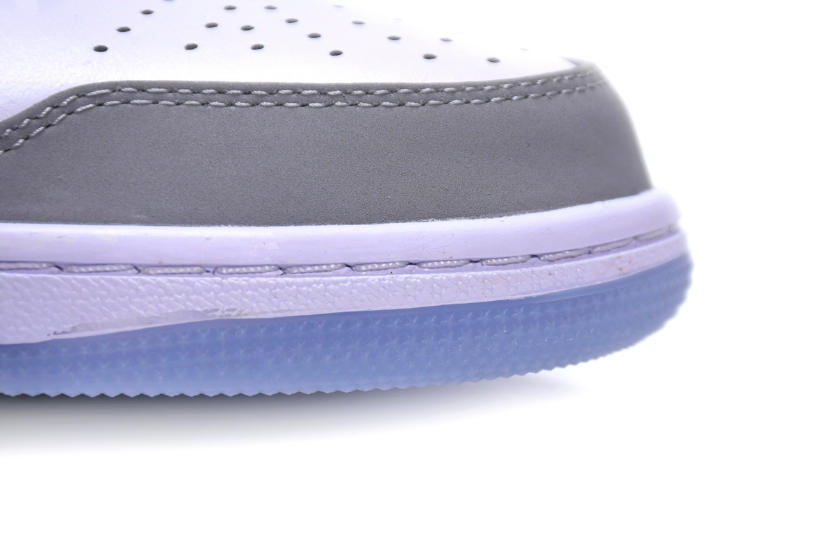 EM Sneakers Air Jordan 1 Low White Wolf Grey