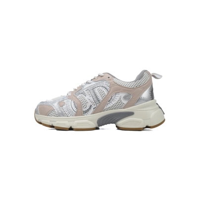 EM Sneakers Dior Chrono Sneaker Mesh with White and Nude Leather-Effect Panels 01