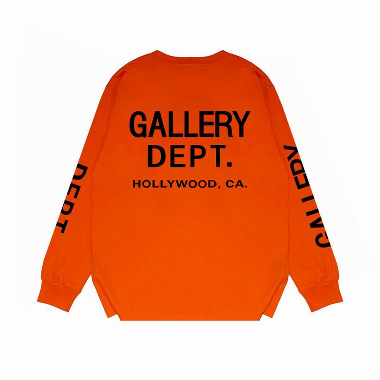 EM Sneakers Gallery Dept. French Souvenir Long Sleeve T-Shirt Orange Black