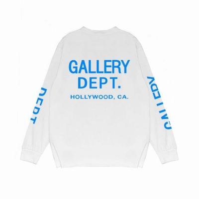 EM Sneakers Gallery Dept. French Souvenir Long Sleeve T-Shirt White Blue 02