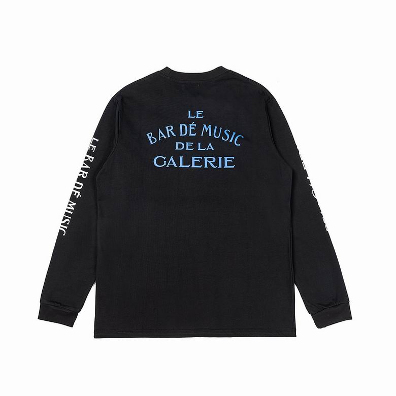 EM Sneakers Gallery Dept. Music Bar Long Sleeve T-shirt Black Cotton