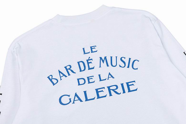 EM Sneakers Gallery Dept. Music Bar Long Sleeve T-shirt White Cotton