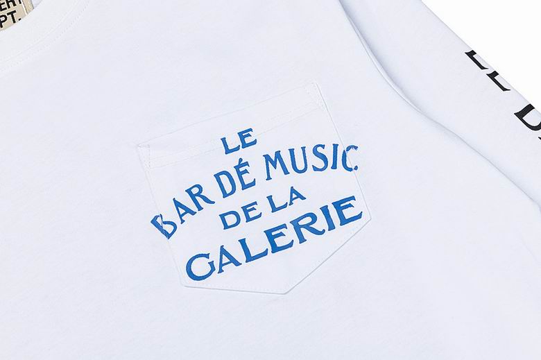 EM Sneakers Gallery Dept. Music Bar Long Sleeve T-shirt White Cotton