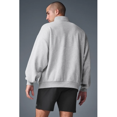 EM Sneakers Alo Yoga Accolade 1/4 Zip Pullover Gray 02