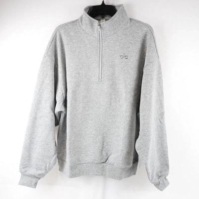 EM Sneakers Alo Yoga Accolade 1/4 Zip Pullover Gray 01