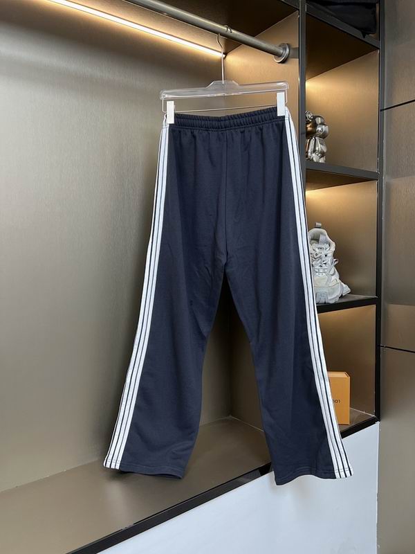 EM Sneakers Balenciaga Embroidered-Striped Track Black Pant 