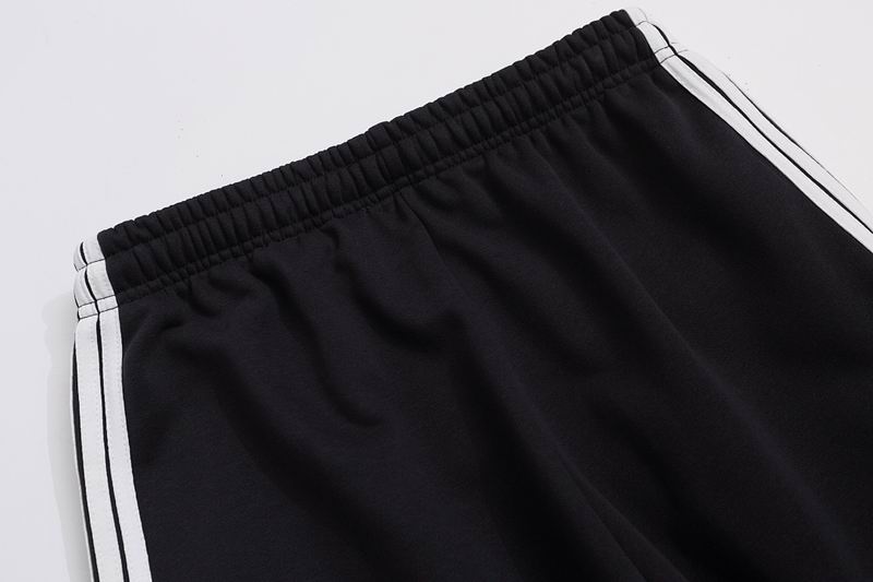 EM Sneakers Balenciaga Embroidered-Striped Track Black Pant 