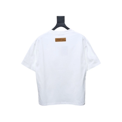 EM Sneakers Louis Vuitton LV 25SS Four-Pattern Short-Sleeve T-Shirt White 02