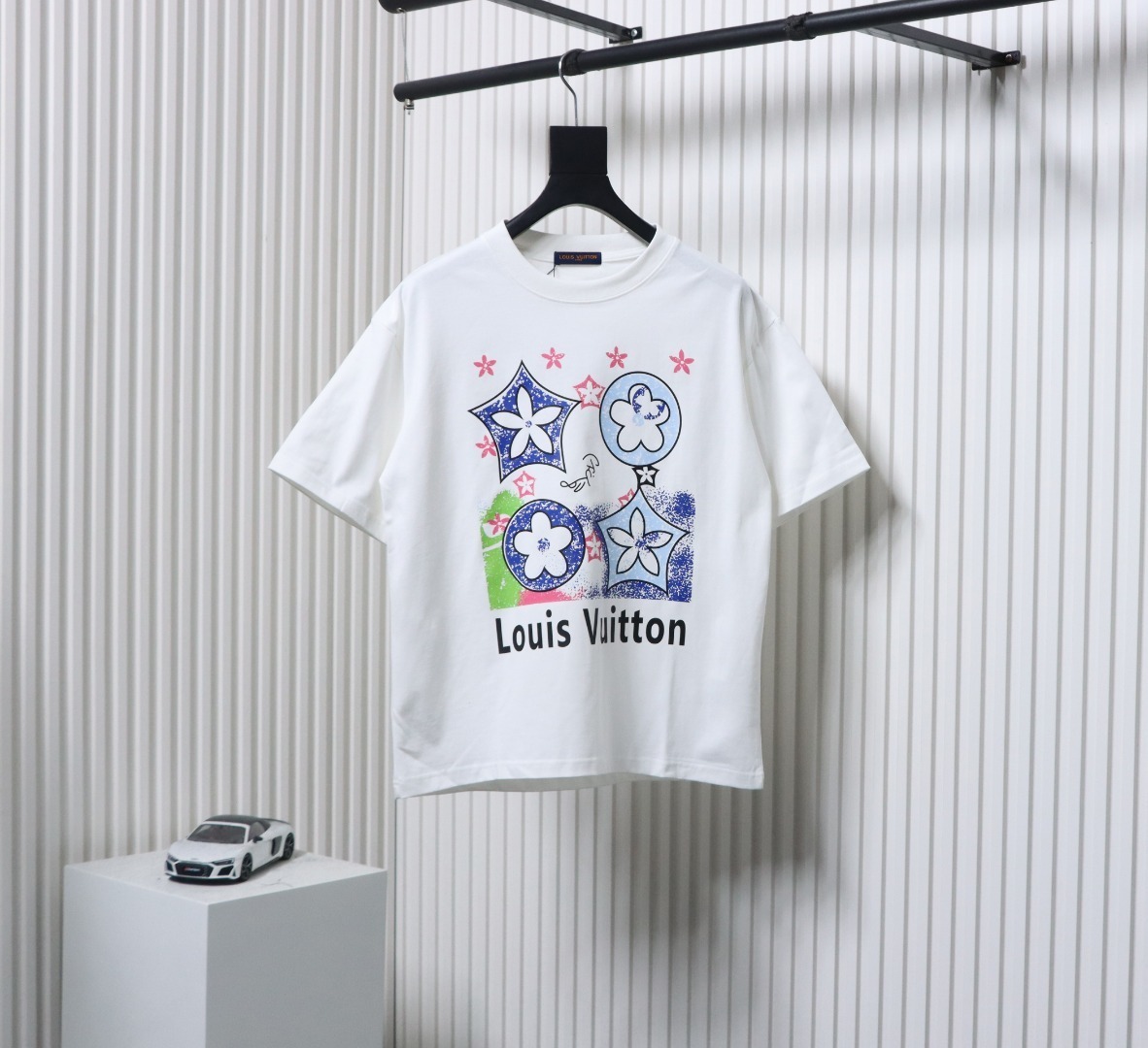 EM Sneakers Louis Vuitton LV 25SS Four-Pattern Short-Sleeve T-Shirt White