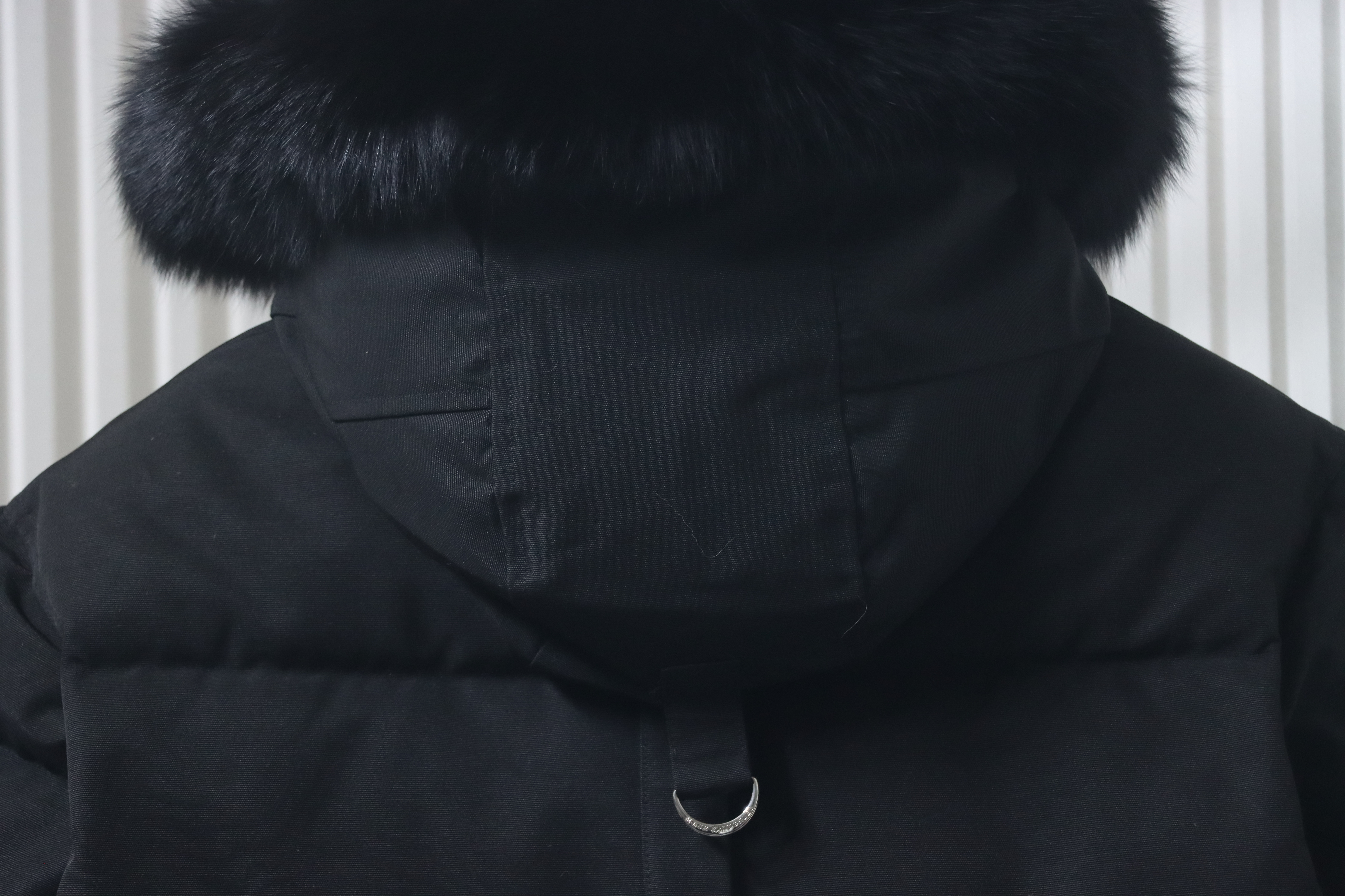 EM Sneakers Moose Knuckles Original 3Q Fur Jacket Black(Men's)