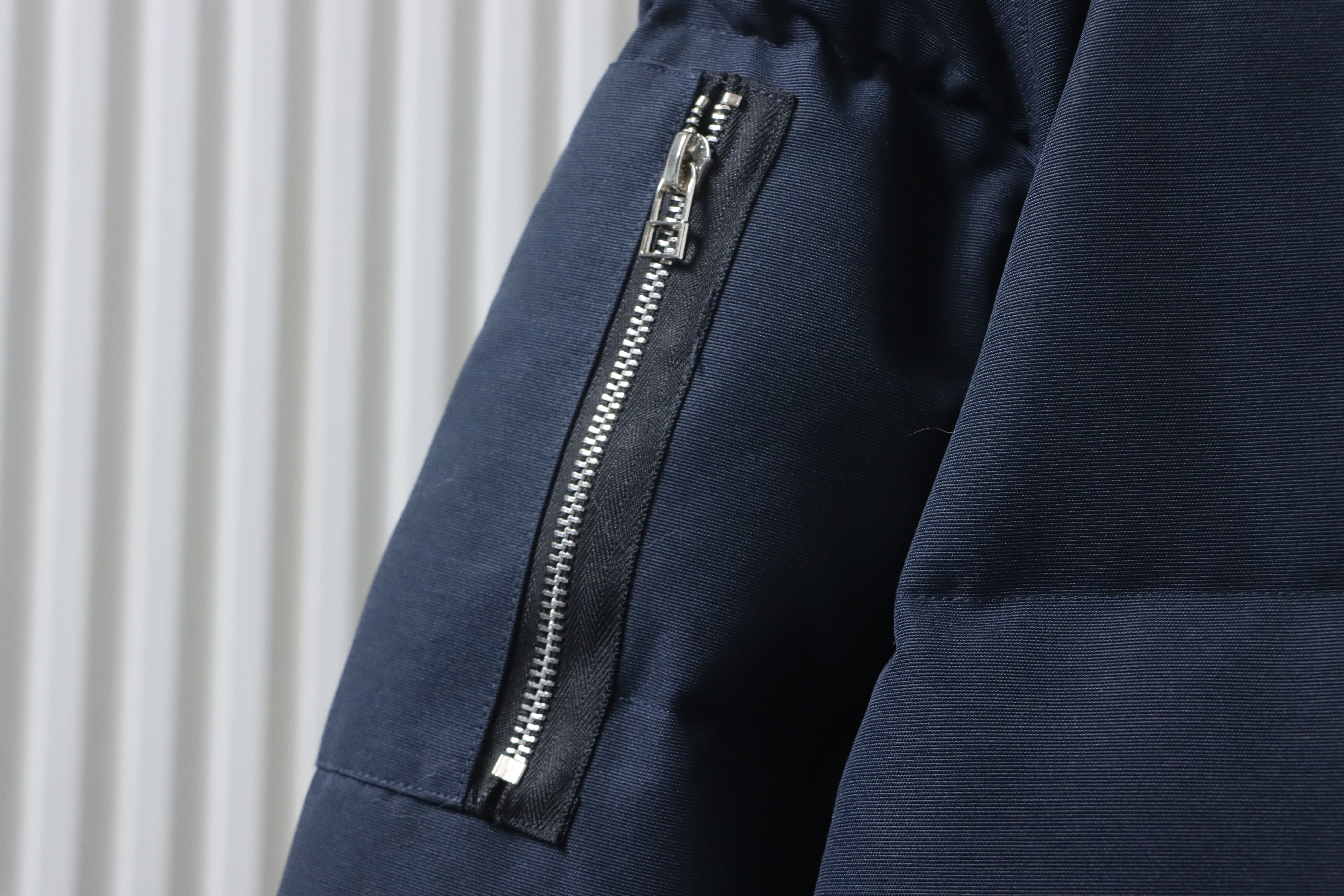 EM Sneakers Moose Knuckles Original 3Q Fur Jacket Navy(Men's)