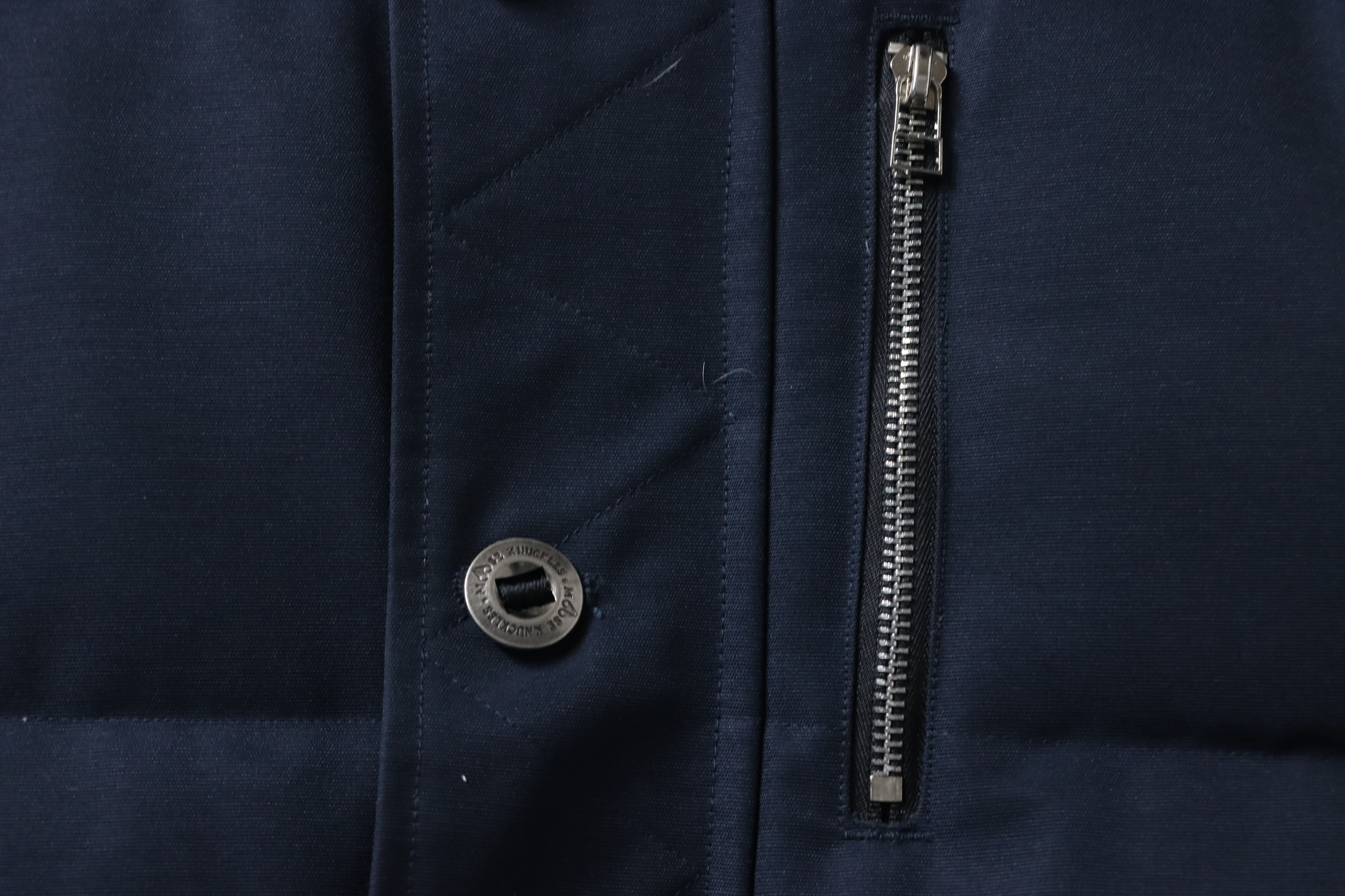 EM Sneakers Moose Knuckles Original 3Q Fur Jacket Navy(Men's)