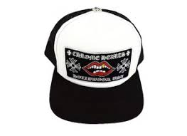 EM Sneakers Chrome Hearts Matty Boy Chomper Trucker Cap Black White