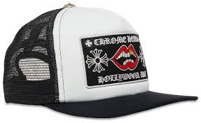EM Sneakers Chrome Hearts Matty Boy Chomper Trucker Cap Black White