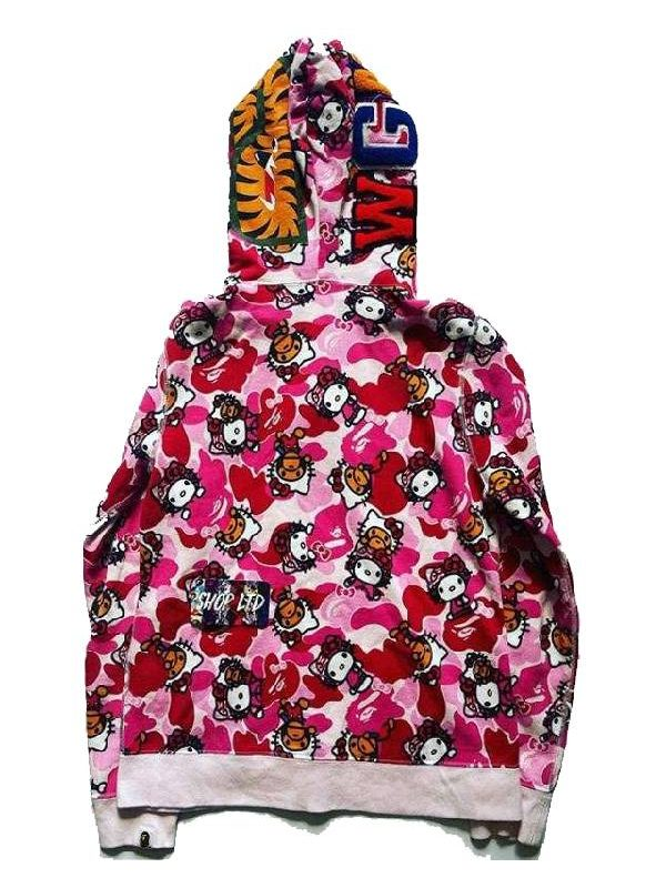 EM Sneakers BAPE x Hello Kitty Pink Hoodie 