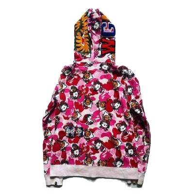 EM Sneakers BAPE x Hello Kitty Pink Hoodie  02