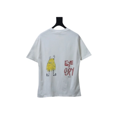 EM Sneakers Chrome Hearts CH Graffiti Cartoon Short-Sleeve T-Shirt White 02