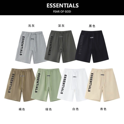 EM Sneakers Fear of God Essentials Sweatshort -011 Black /Light Gray /Gray /Green /White /Apricot /Brown 01