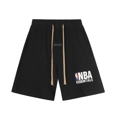 EM Sneakers Fear of God Essentials x NBA Sweatshorts Black 01