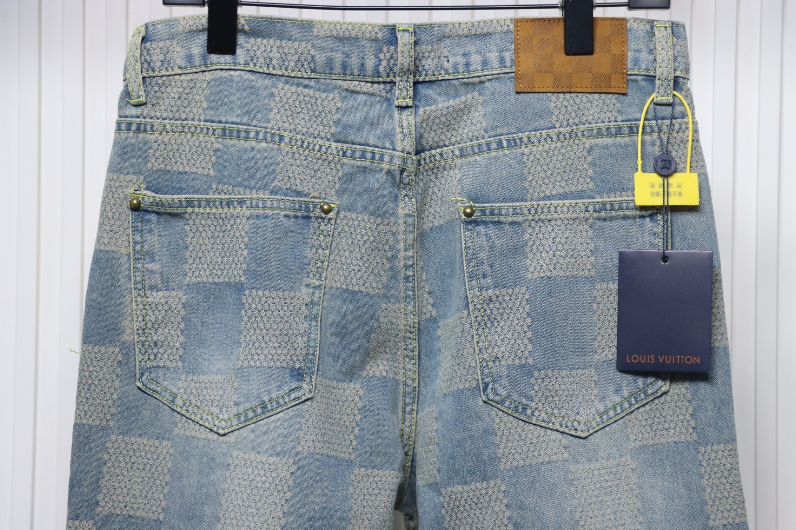 EM Sneakers Louis Vuitton Damier Jeans Dark Blue